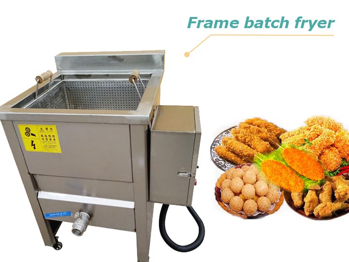 TZ chips Batch deep potato chips frying machine by