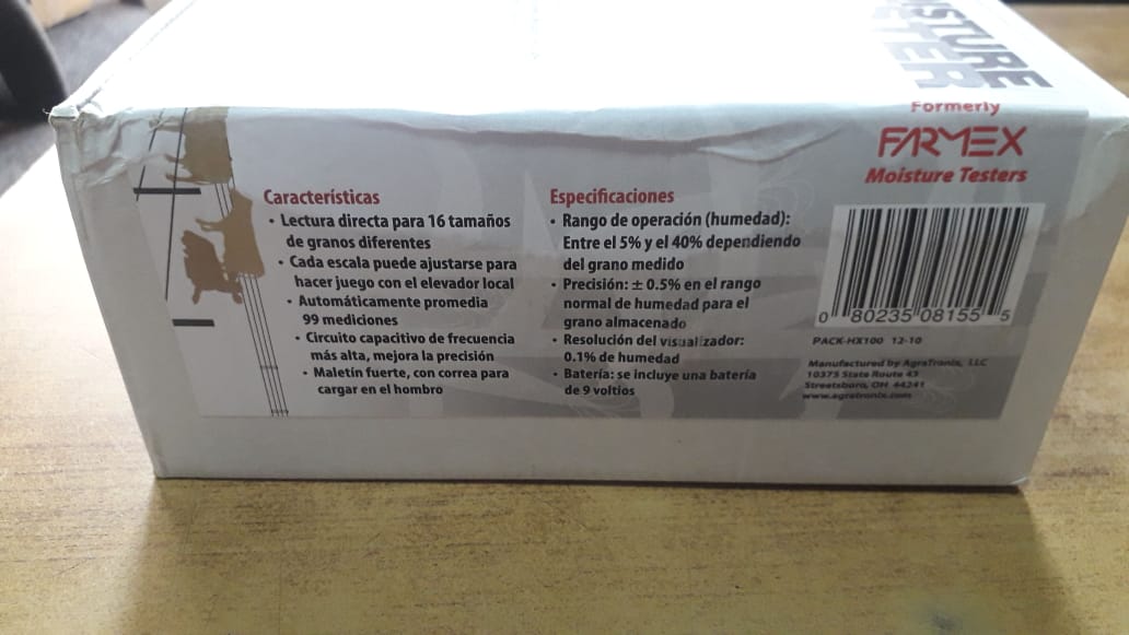 Agratronix Mt16 Grain Moisture Meter Mt16 Agratronix