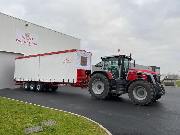 Delecroix Vegetable Harvesting Trailers Straddle Trailer