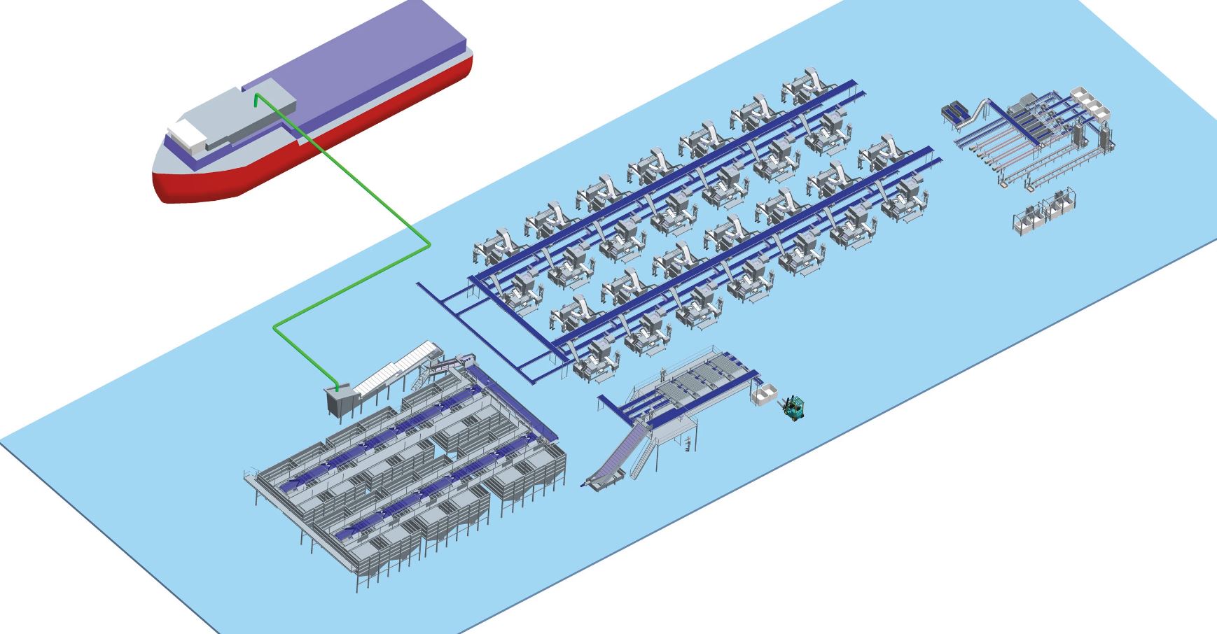 Complete Processing Line for Herrings Agriculture