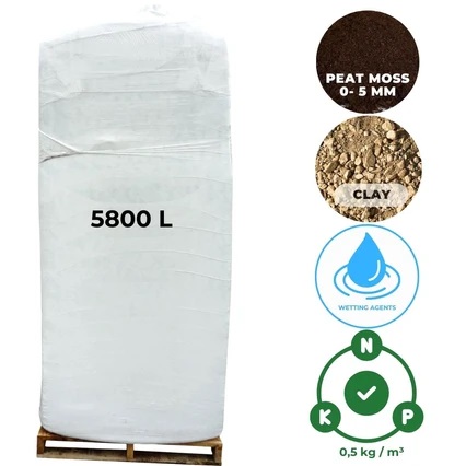 ASB Pofessional 0-5 Clay Peat Substrate - Ph 5,8-6,2