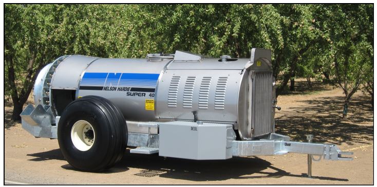 Nelson Hardie - Super 40 - Air Blast Orchard Sprayers