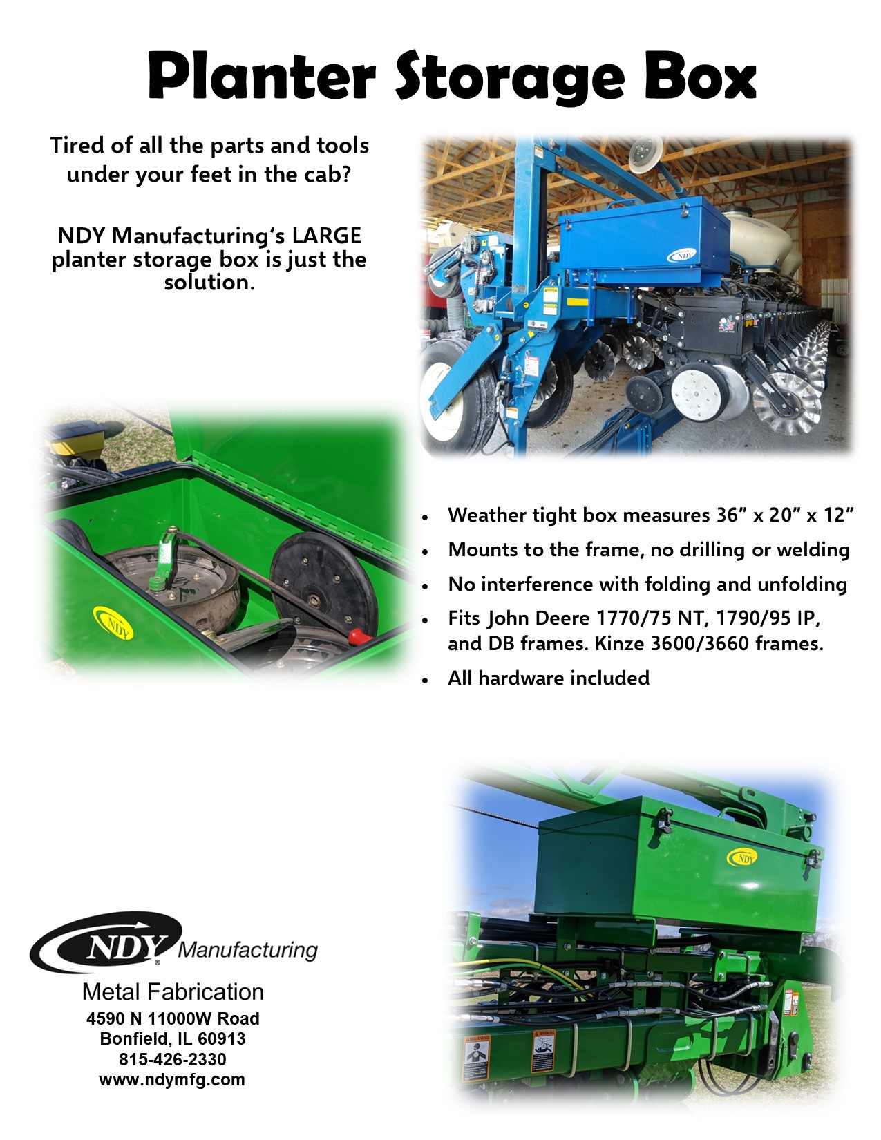 NDY Planter Storage Box