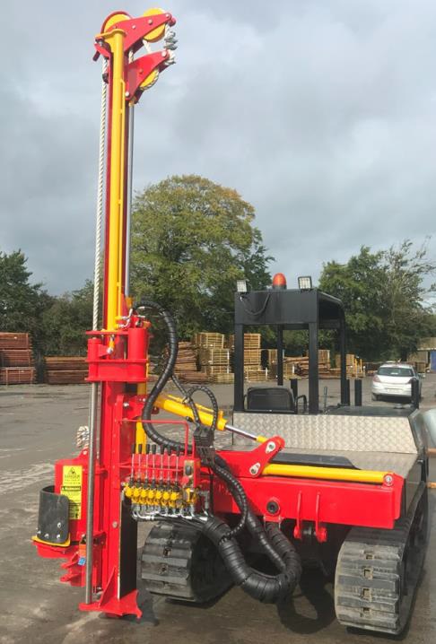 Vector Powerdrive 8 Tracked Fence Post Driver
