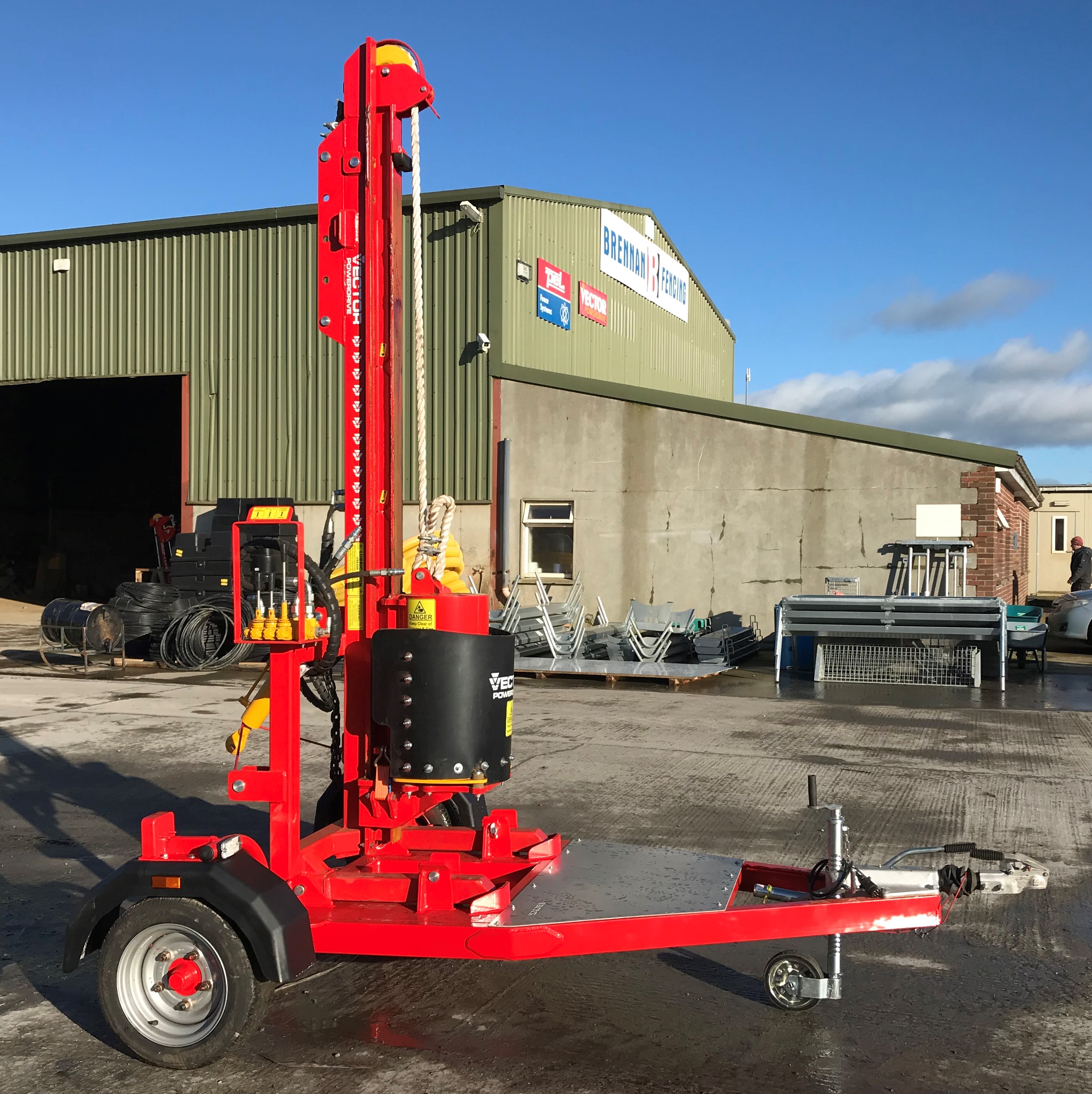 Vector Powerdrive 2 Heavy Duty Version Fence Post Driver