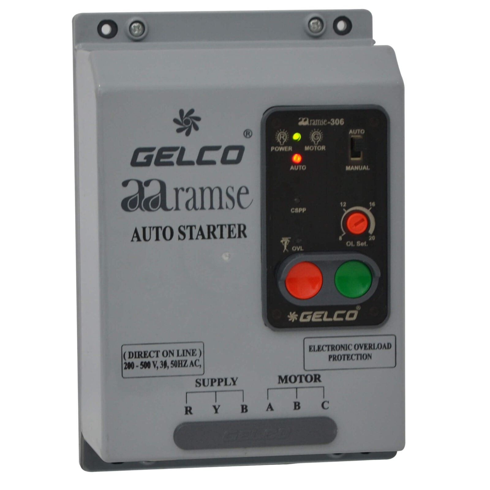 Gelco Aaramse Starters & Control Panels Three Phase DOL