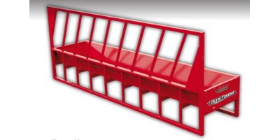 Hay Grain Silage Feeder Fence Line Bunk Feeder By John