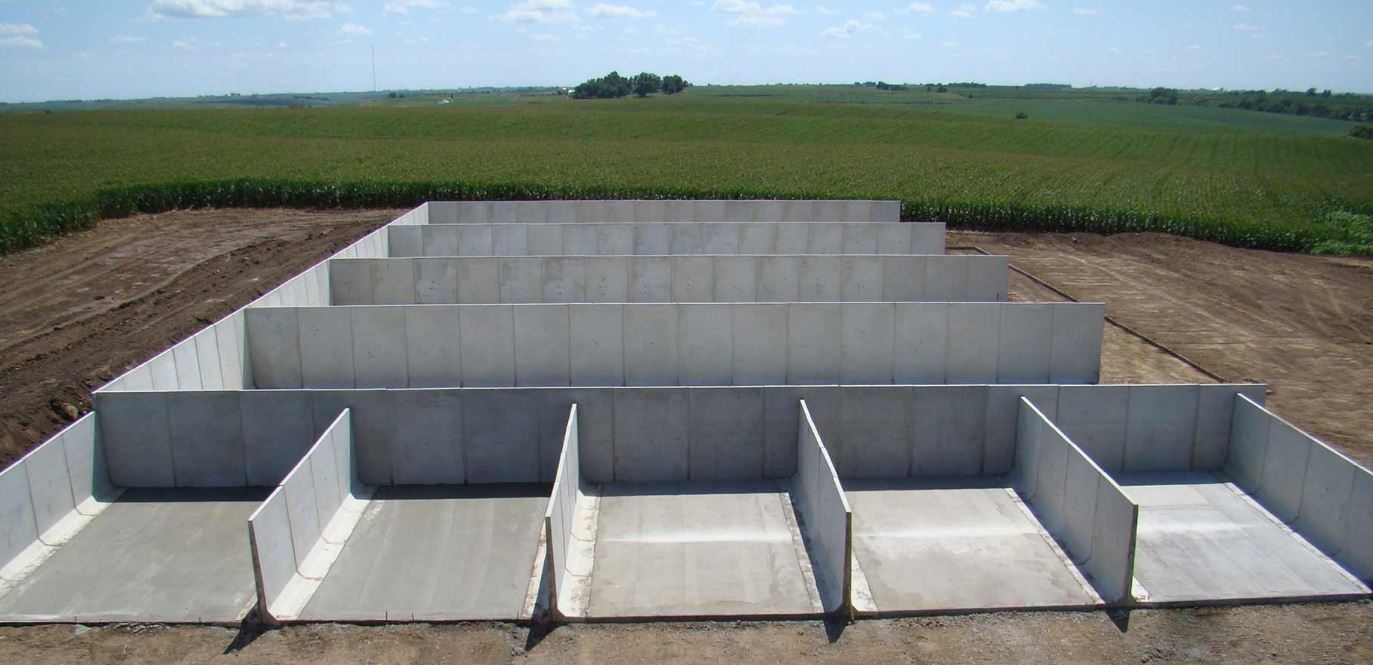 Hanson Precast Concrete Agricultural Storage Bunker