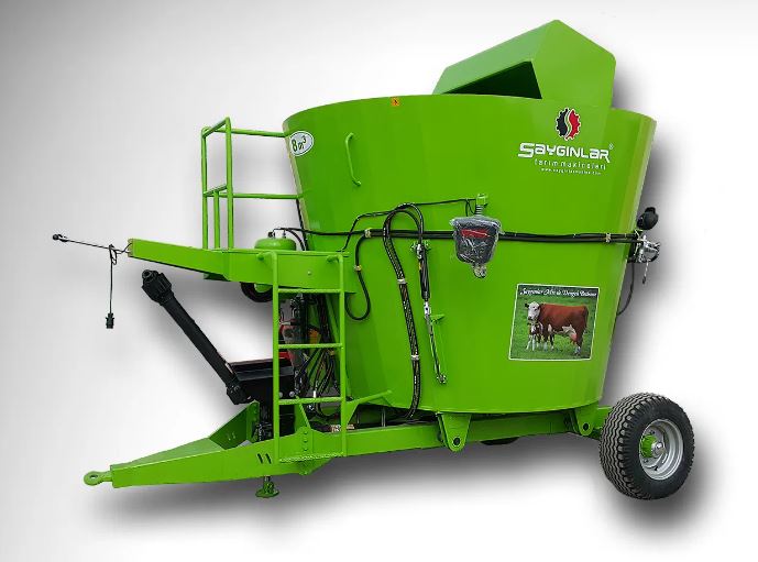 8m3 Feed Mixer Wagons Vertical Feed Mixer Wagon by