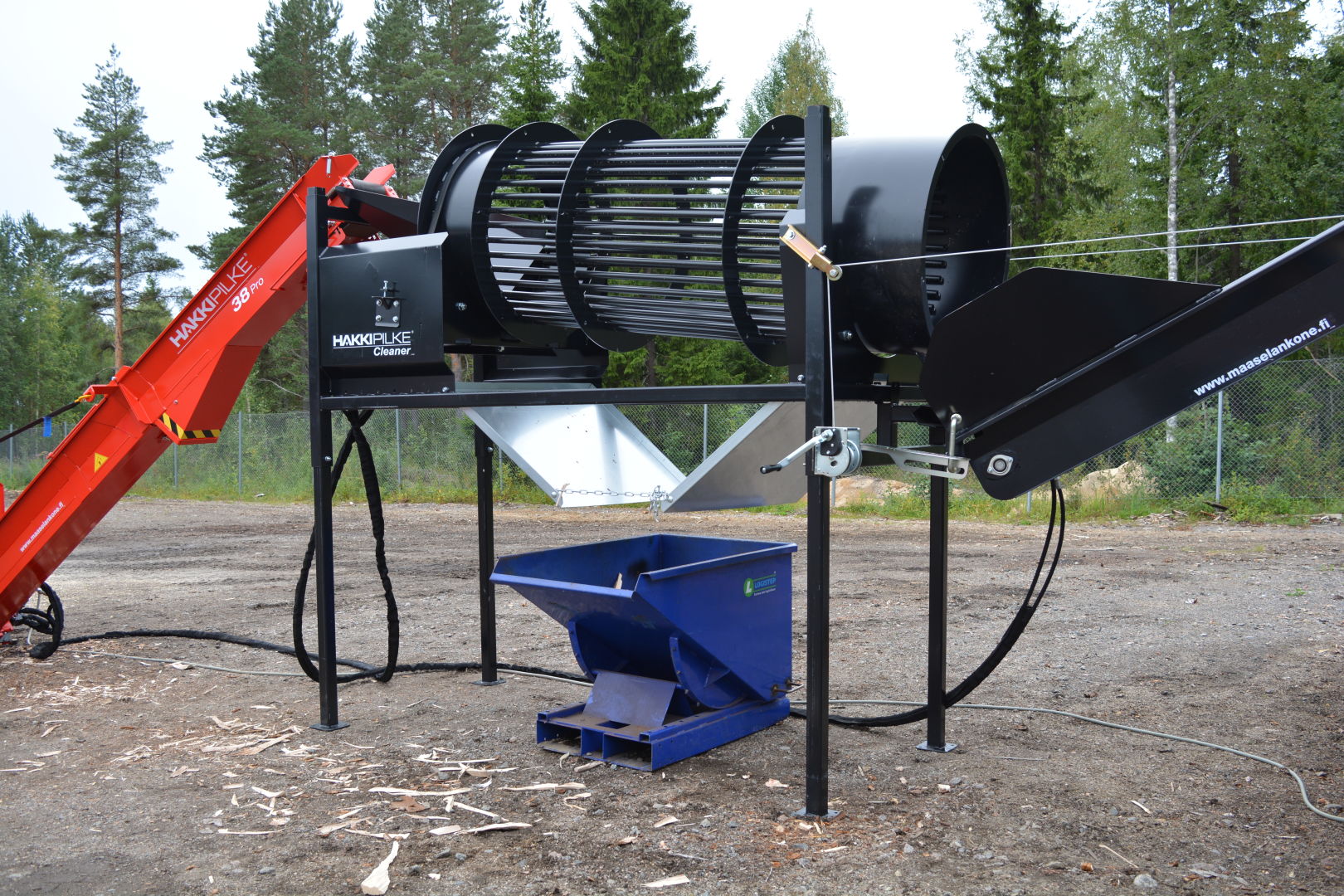 Hakki Pilke Cleaner Optional Equipment Firewood Tumbler