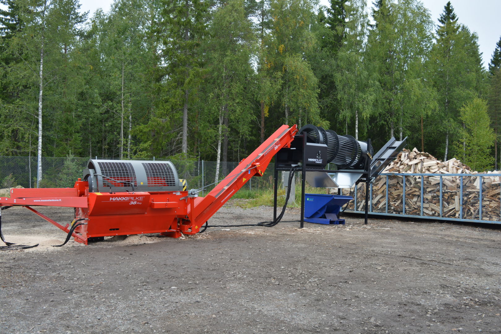 Hakki Pilke Cleaner Optional Equipment Firewood Tumbler